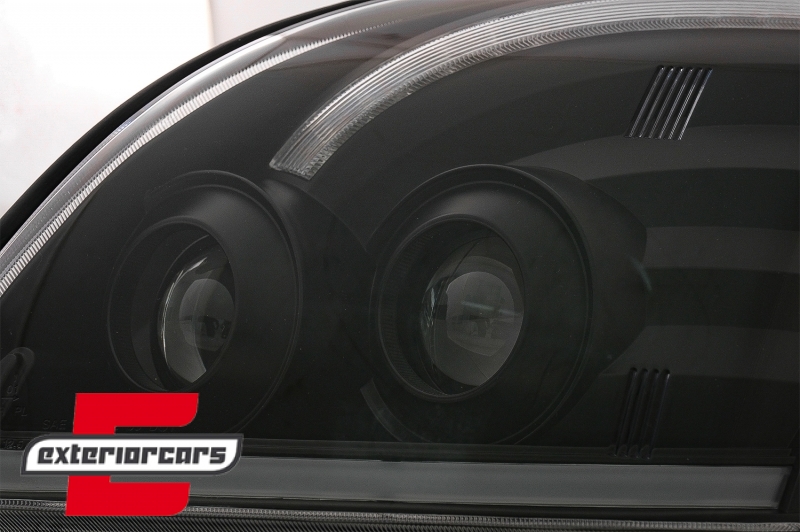 LED prednja svjetla TubeLight SEQ (crna) / Toyota Land Cruiser FJ120 (2003-2009) - Slika 3