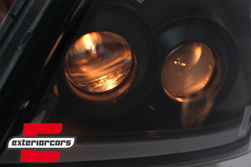 LED prednja svjetla TubeLight SEQ (crna) / Toyota Land Cruiser FJ120 (2003-2009) - Slika 9