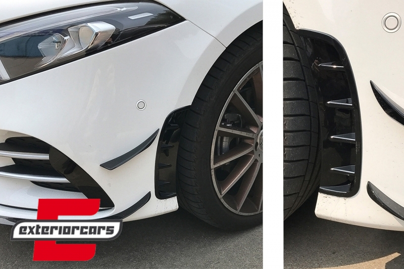 Bočni otvori na prednjem braniku (piano crna) / Mercedes A-klasa W177 Hatchback V177 limuzina (04.2018-12.2022) - Slika 9