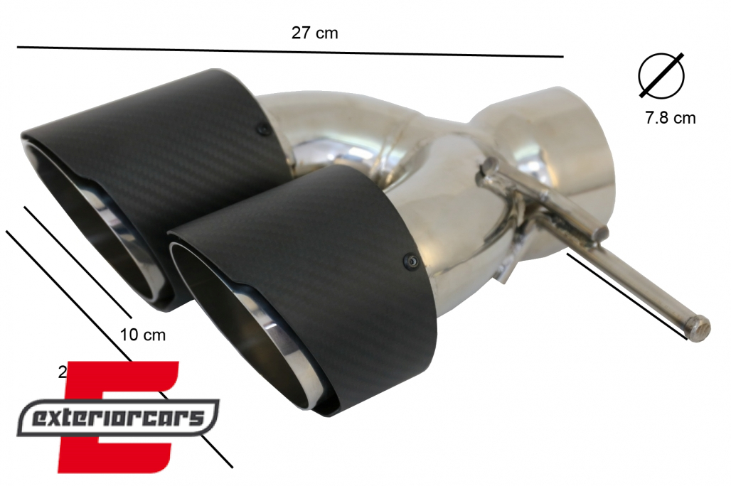 Univerzalni nastavci auspuha Carbon look - Slika 6