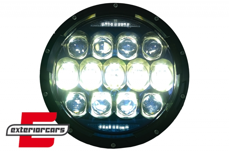 CREE LED prednji farovi Amber Halo DRL 7 Inch / Jeep Wrangler TJ & JK (1997-2018) - Slika 11