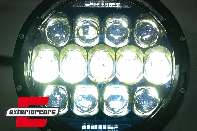 CREE LED prednji farovi Amber Halo DRL 7 Inch / Jeep Wrangler TJ & JK (1997-2018) - Slika 12