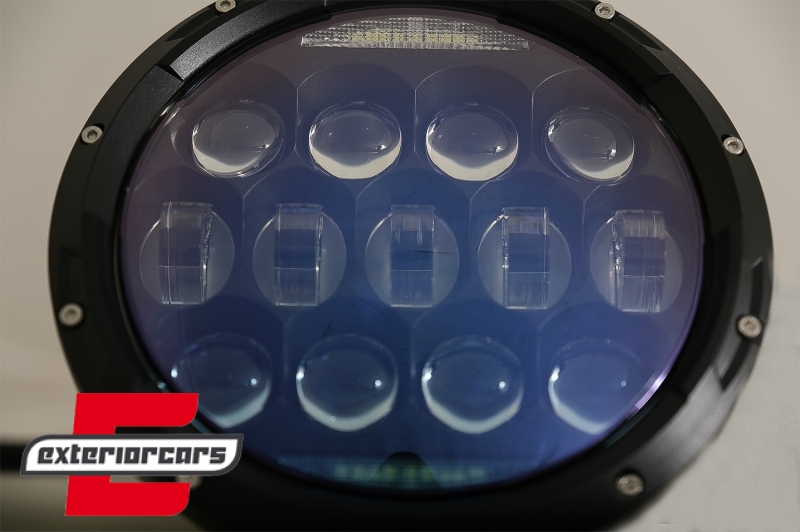 CREE LED prednji farovi Amber Halo DRL 7 Inch / Jeep Wrangler TJ & JK (1997-2018) - Slika 15