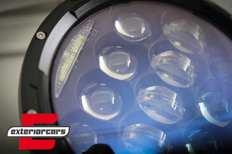CREE LED prednji farovi Amber Halo DRL 7 Inch / Jeep Wrangler TJ & JK (1997-2018) - Slika 16