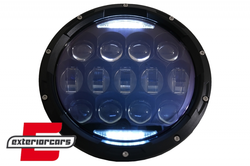 CREE LED prednji farovi Amber Halo DRL 7 Inch / Jeep Wrangler TJ & JK (1997-2018) - Slika 2
