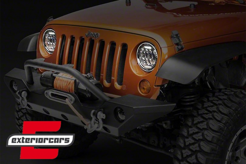 CREE LED prednji farovi Amber Halo DRL 7 Inch / Jeep Wrangler TJ & JK (1997-2018) - Slika 20