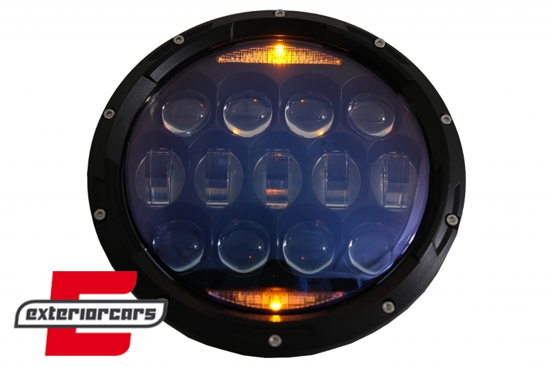 CREE LED prednji farovi Amber Halo DRL 7 Inch / Jeep Wrangler TJ & JK (1997-2018) - Slika 5