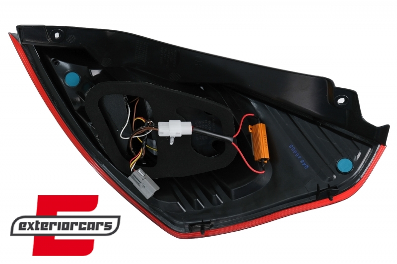 OSRAM LEDriving stražnja svjetla Full LED Dinamički Sekvencijalni žmigavci (Black Edition) / Ford Fiesta MK7.5 Facelift (2013-2017) - Slika 10