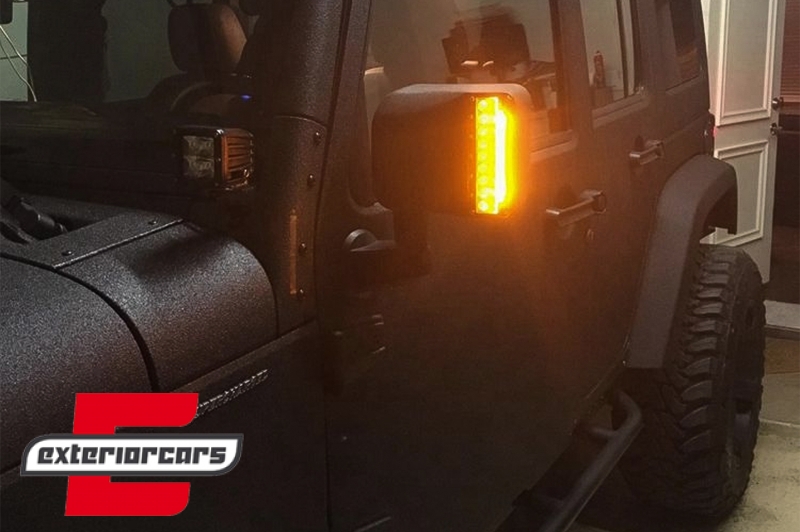 Kućišta bočnih retrovizora sa LED svjetlima & žmigavcima / JEEP Wrangler JK Rubicon (2007-2016) - Slika 13