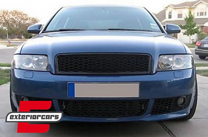 Prednja maska RS4 dizajn (mat crna) / Audi A4 B6 (2001-2004) - Slika 7