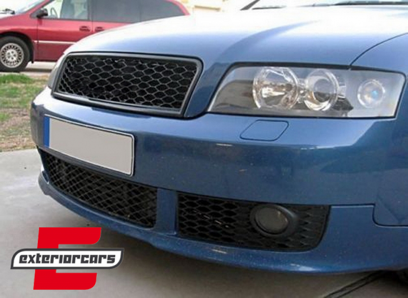 Prednja maska RS4 dizajn (mat crna) / Audi A4 B6 (2001-2004) - Slika 8