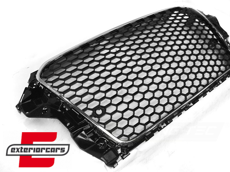 Prednja maska RS3 dizajn (chrome/crna) / Audi A3 8V (2012-2016) - Slika 3