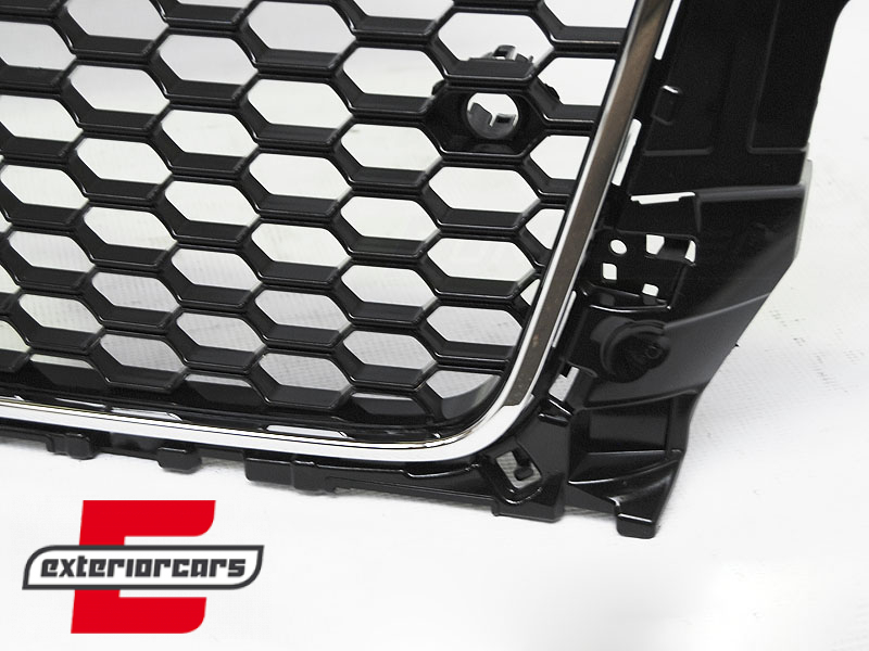 Prednja maska RS3 dizajn (chrome/crna) / Audi A3 8V (2012-2016) - Slika 4