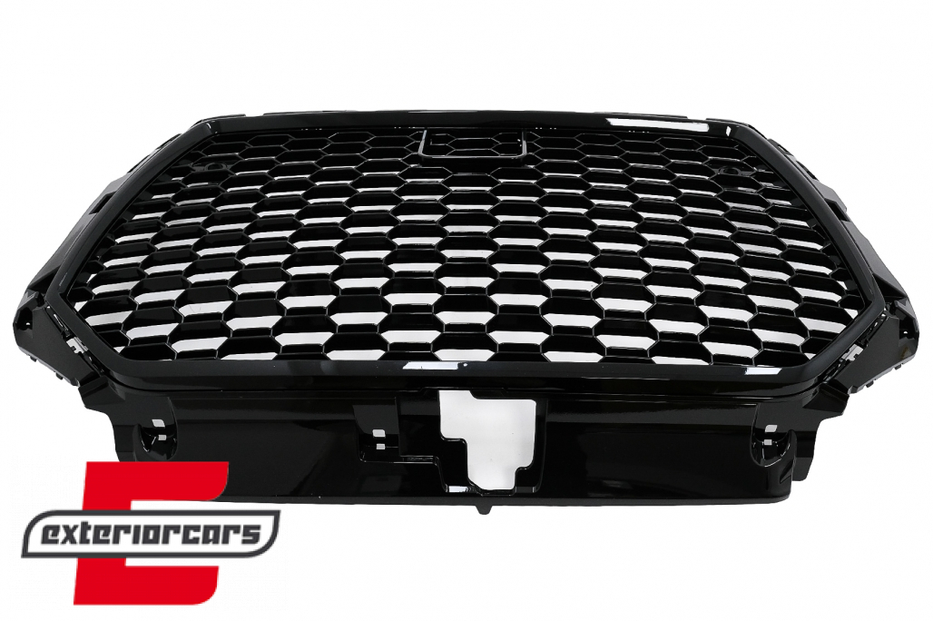 Prednja maska RS3 dizajn (piano crna) / AUDI A3 S3 8V Facelift (2016-2019) - Slika 4