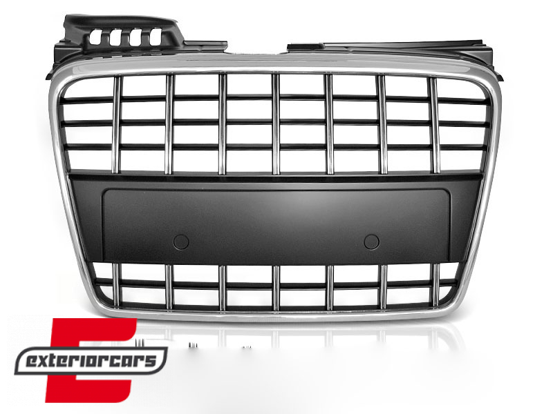 Prednja maska S4 look (chrome/crna) / Audi A4 B7 (2004-2008) - Slika 2