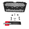 Prednja maska RS4 dizajn (PDC) (chrome/crna) / Audi A4 S4 B9 8W (2016-2019) limuzina karavan - Slika 5