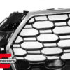 Prednja maska RS4 dizajn (PDC) (chrome/crna) / Audi A4 S4 B9 8W (2016-2019) limuzina karavan - Slika 3