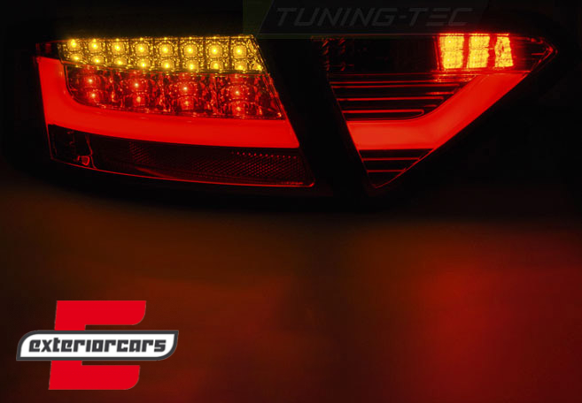 LED stražnja svjetla LedBar dizajn (crvena/smoke) / Audi A5 8T Coupe Cabrio Sportback (2007-2011) - Slika 5