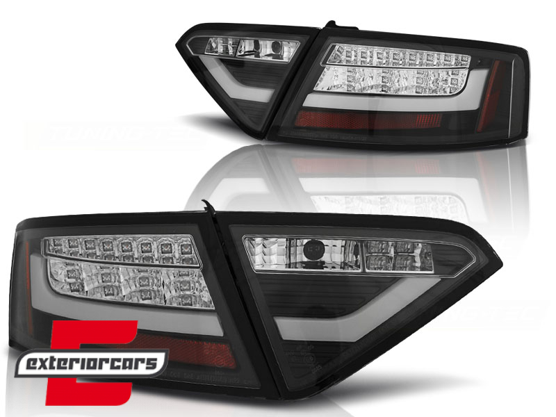 LED stražnja svjetla LedBar dizajn (crna) / Audi A5 8T Coupe Cabrio Sportback (2007-2011) - Slika 2