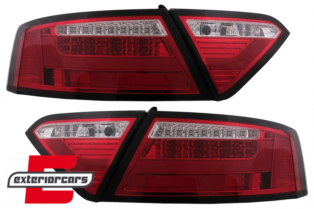 LED stražnja svjetla LedBar dizajn (crvena/kristal) / Audi A5 8T Coupe Cabrio Sportback (2007-2011) - Slika 16