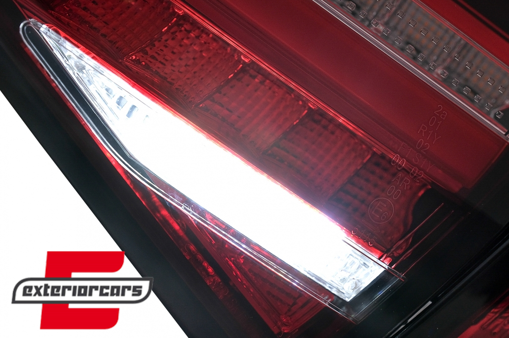 Full LED stražnja svjetla SEQ žmigavci (crvena/kristal) / Audi A4 B8 limuzina (2012-2015) - Slika 11