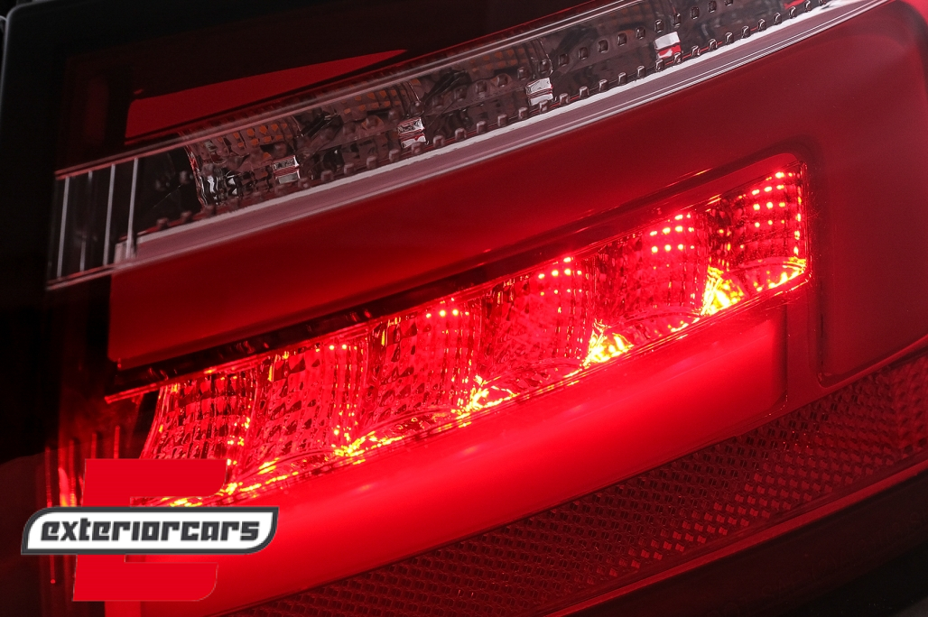 Full LED stražnja svjetla SEQ žmigavci (crvena/kristal) / Audi A4 B8 limuzina (2012-2015) - Slika 8