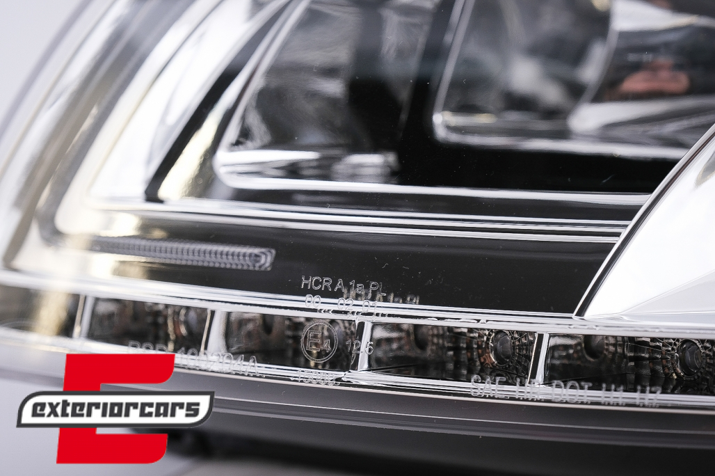 Prednja svjetla LED TubeLights (chrome) / Audi A4 B7 (2004-2008) - Slika 17