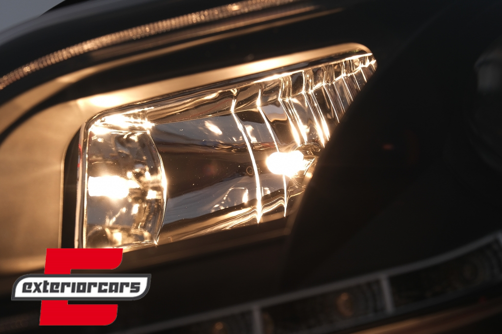 Prednja svjetla LED TubeLights (crna) / Audi A4 B7 (2004-2008) - Slika 15