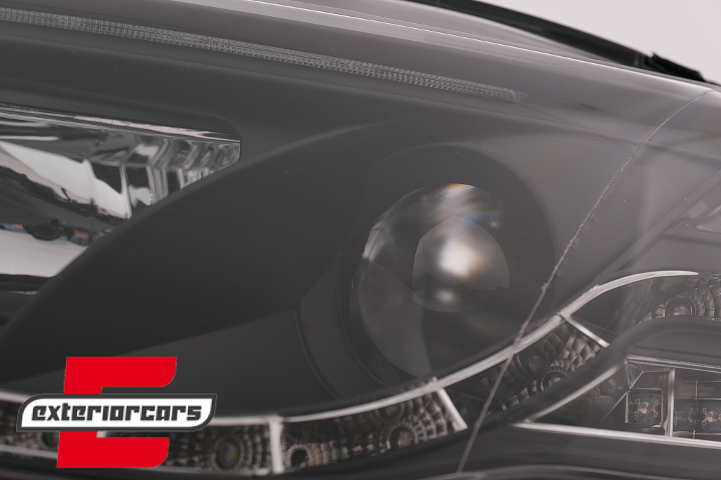 Prednja svjetla LED TubeLights (crna) / Audi A4 B7 (2004-2008) - Slika 18