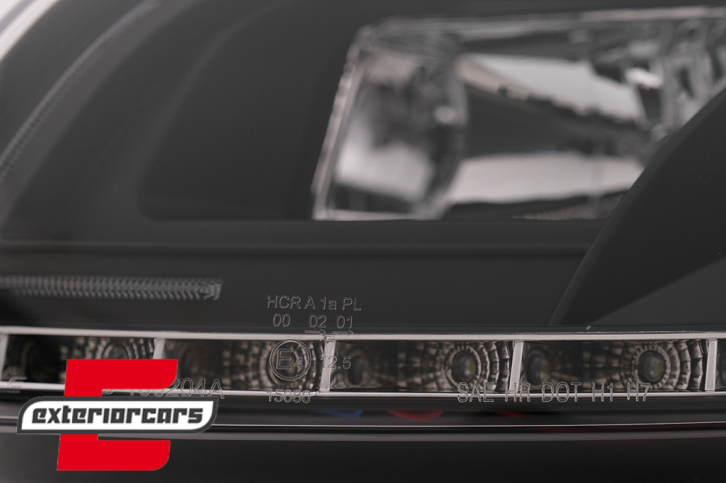Prednja svjetla LED TubeLights (crna) / Audi A4 B7 (2004-2008) - Slika 20