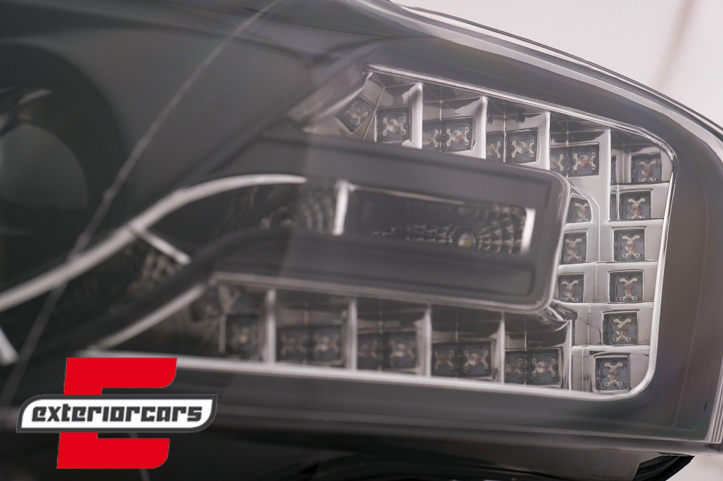 Prednja svjetla LED TubeLights (crna) / Audi A4 B7 (2004-2008) - Slika 21