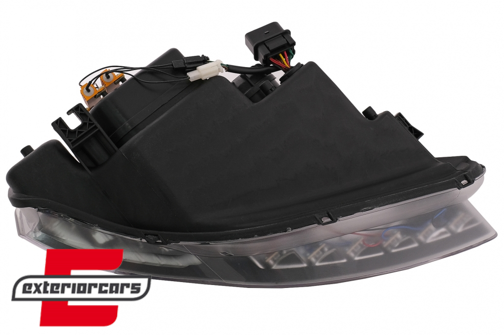 Prednja svjetla LED TubeLights (crna) / Audi A4 B7 (2004-2008) - Slika 23