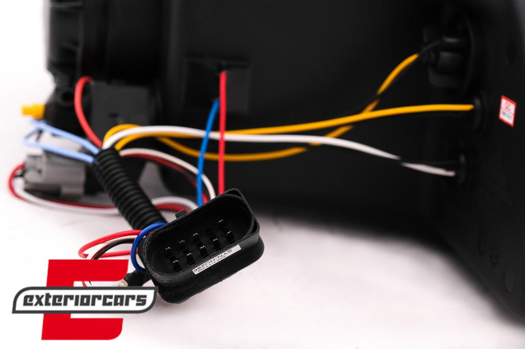 Prednja svjetla LED DayLights (crna) / Audi A4 B7 (2004-2008) - Slika 16