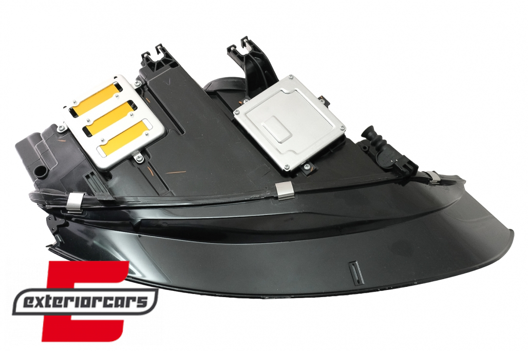 Prednja svjetla LED DRL Xenon look (crna) / Audi A4 B8.5 Facelift (2012-2015) - Slika 11