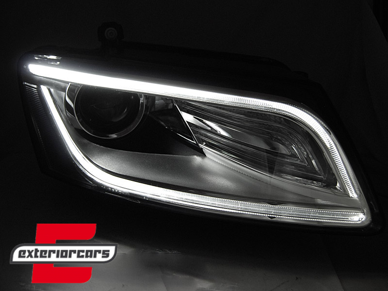 Prednja svjetla LED DRL Xenon look (chrome) / Audi Q5 8R (2012-2017) - Slika 4