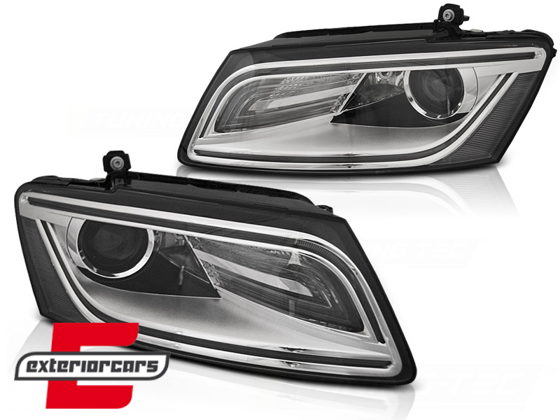 Prednja svjetla LED DRL Xenon look (chrome) / Audi Q5 8R (2012-2017) - Slika 2