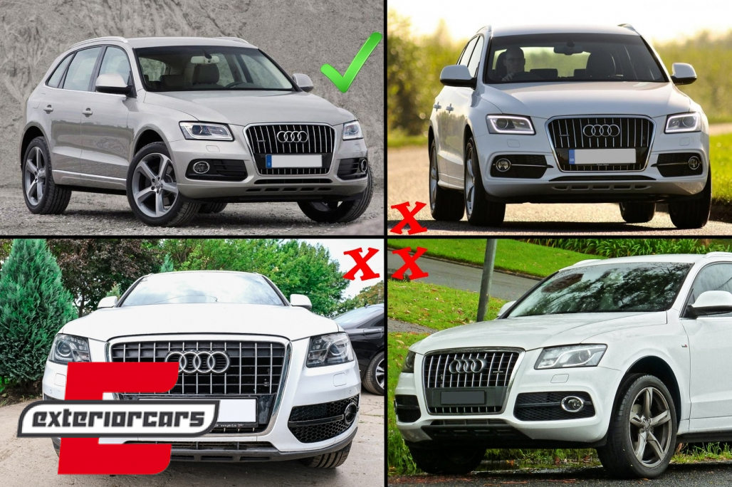 Bočne mrežice RS dizajn (piano crna) / Audi Q5 SUV 8R Facelift (2012-2016) - Slika 5