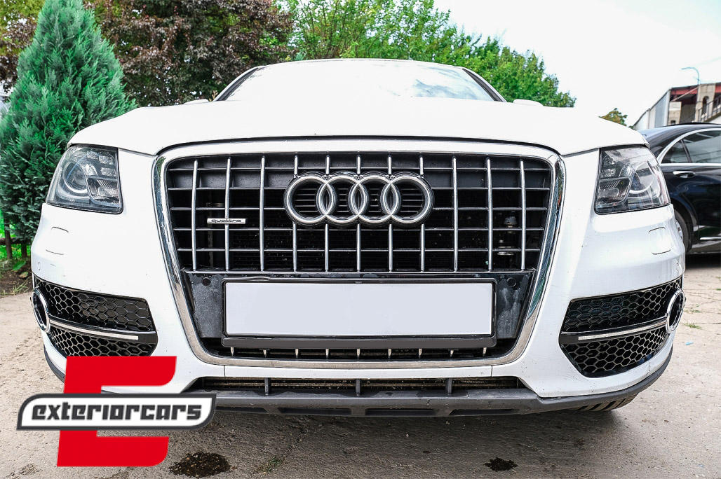 Bočne mrežice RS dizajn (crna/chrome) / Audi Q5 SUV 8R (2008-2011) - Slika 6