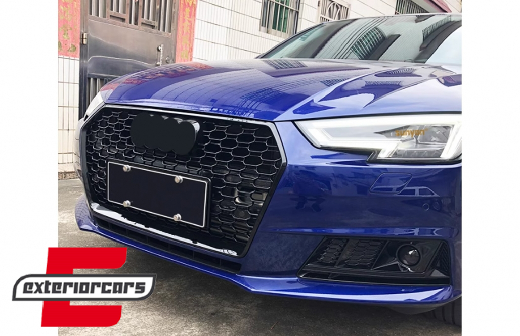 Bočne mrežice ACC poklopci RS4 dizajn (piano crna) / Audi A4 B9 limuzina karavan (2016-2019) - Slika 8