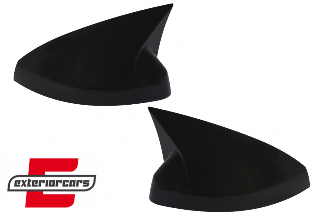 Poklopci retrovizora Bat look (piano crna) / Audi A3 8V RS3 Cabrio Limuzina Sportback (2012-2019)