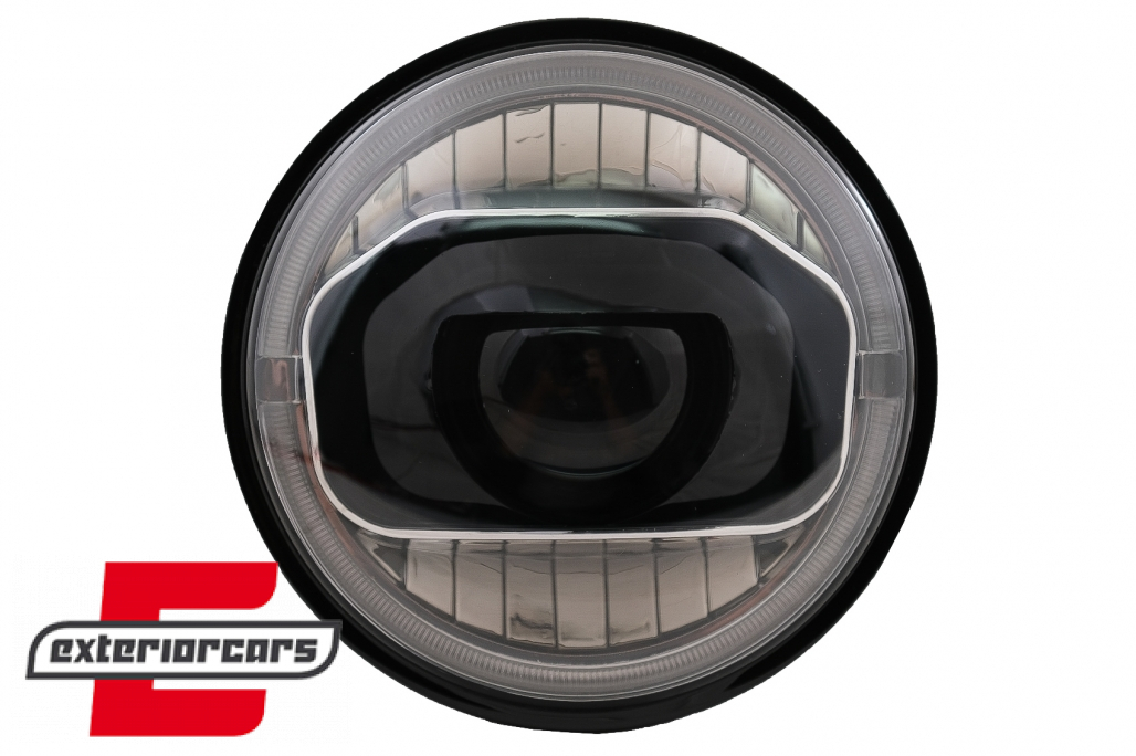 Full LED prednji farovi Angel Eye za pretvorbu u 2018 model / Jeep Wrangler JK (2007-2017) - Slika 10