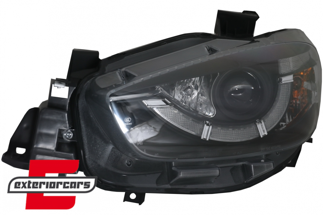 Prednja svjetla TRUE DRL Xenon (crna) - Slika 3