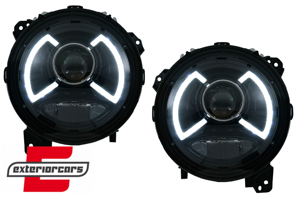 Full LED prednja svjetla TruDRL dizajn / Jeep Wrangler IV JL/JLU (2018-2023) - Slika 2