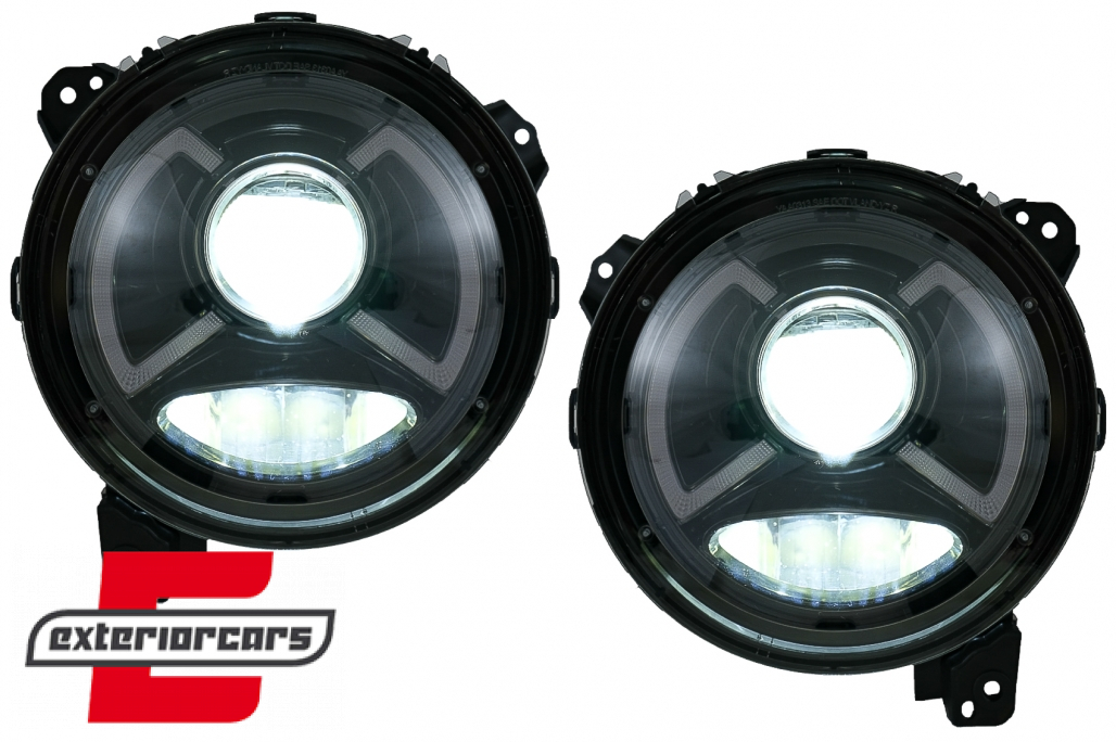 Full LED prednja svjetla TruDRL dizajn / Jeep Wrangler IV JL/JLU (2018-2023) - Slika 11