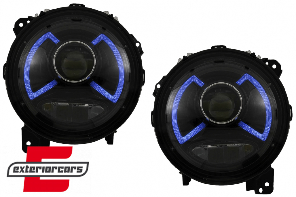Full LED prednja svjetla TruDRL dizajn / Jeep Wrangler IV JL/JLU (2018-2023) - Slika 3