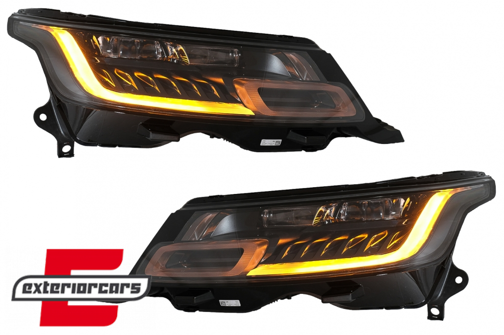 Full LED prednji farovi SEQ žmigavci pretvorba u 2018 model Matrix look / Range Rover Sport L494 (2013-2017) - Slika 10
