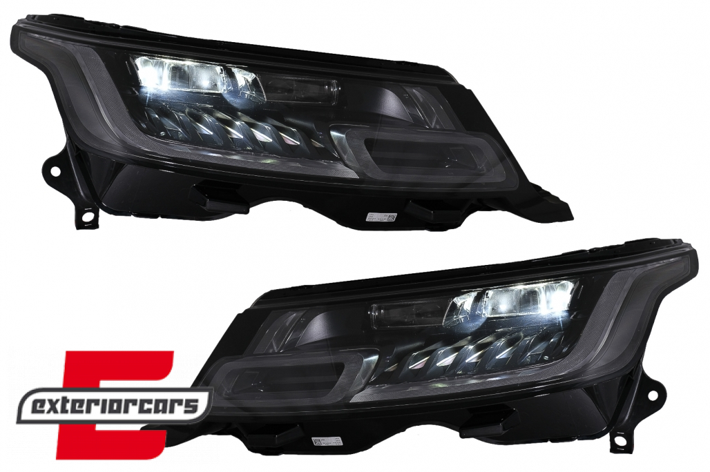 Full LED prednji farovi SEQ žmigavci pretvorba u 2018 model Matrix look / Range Rover Sport L494 (2013-2017) - Slika 13