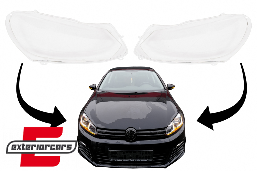 Stakla prednjih farova / VW Golf 6 VI Mk6 (2008-2014)