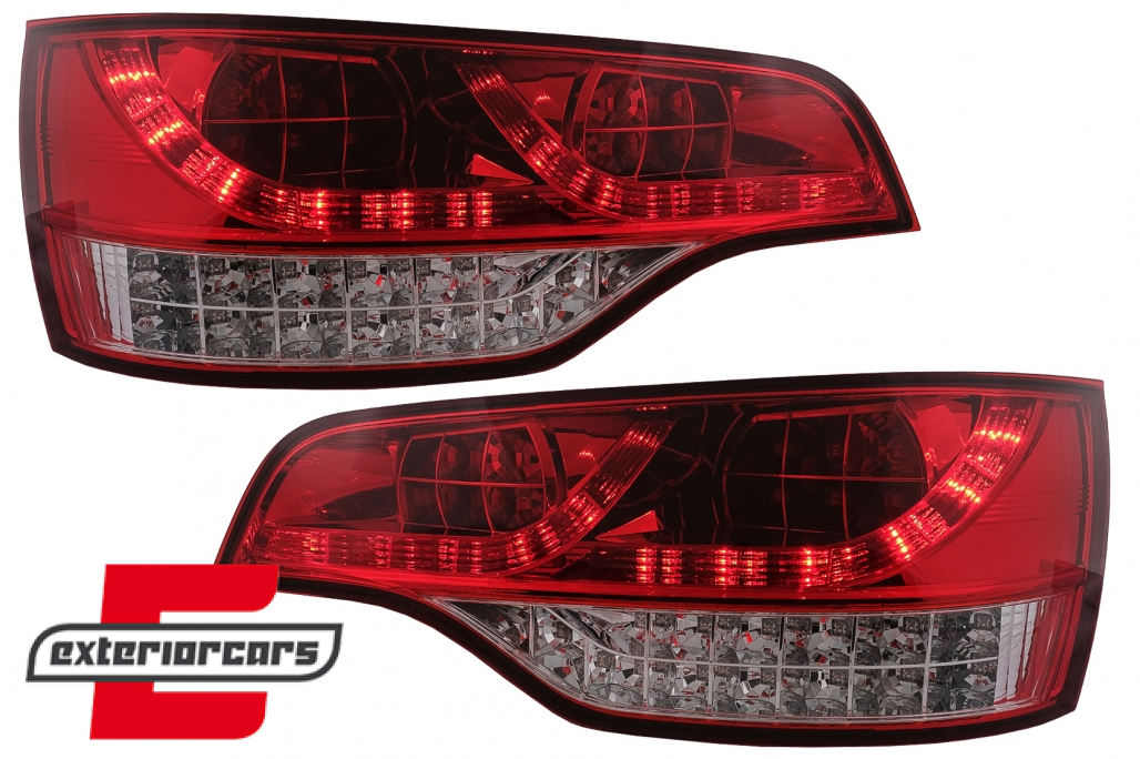 Full LED stražnja svjetla (crvena/kristal) / Audi Q7 4L (2006-2009) - Slika 2