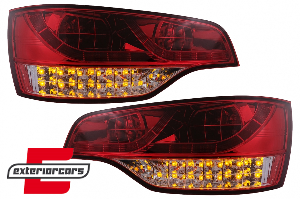 Full LED stražnja svjetla (crvena/kristal) / Audi Q7 4L (2006-2009) - Slika 12